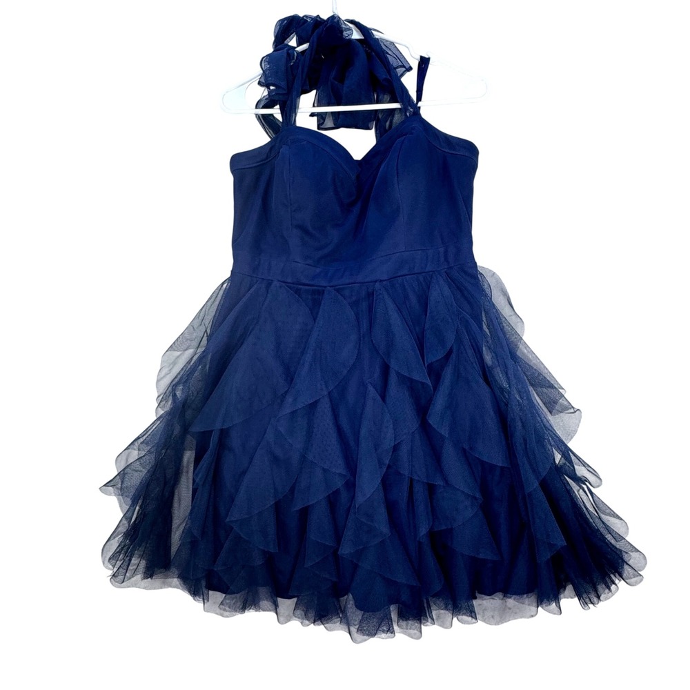Radiante Couture Ruffle Tulle Dress JRS. 11/12 Prom HOCO‎ Party Whimsigoth FLAW